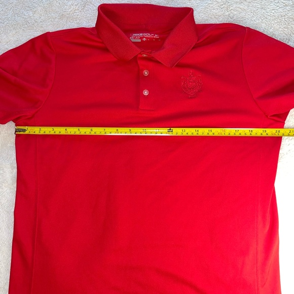 Nike Golf Men's Red Polo Shirt “Detroit Golf Club 1899” - Picture 3 of 7